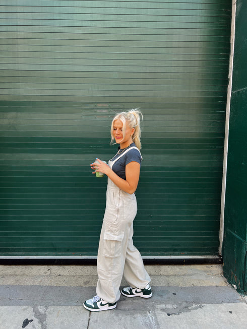 McCall Fall Overalls// Stone